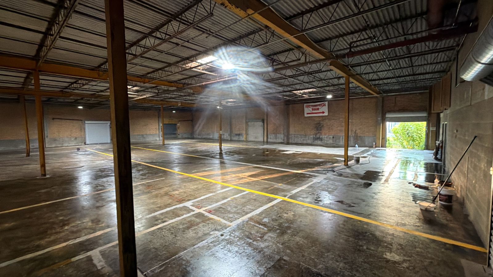 Interior of the Aeneas Exporting Houston warehouse